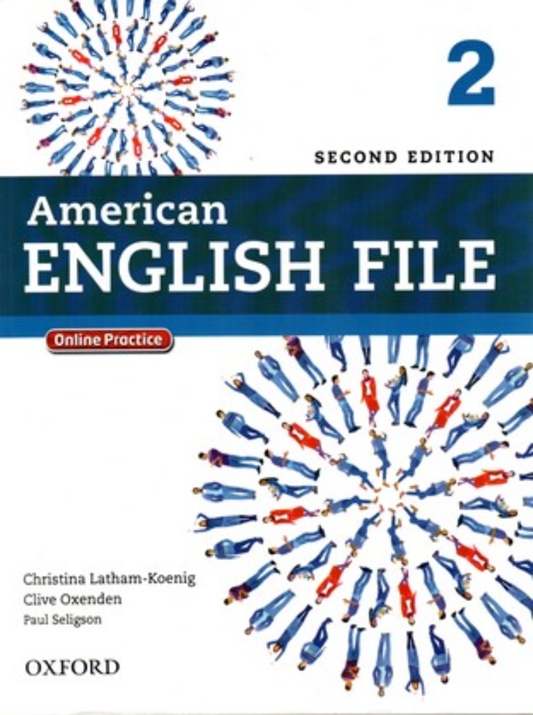 تصویر  American English File 2 - sb + wb + CD + DVD (رحلی-شمیز)